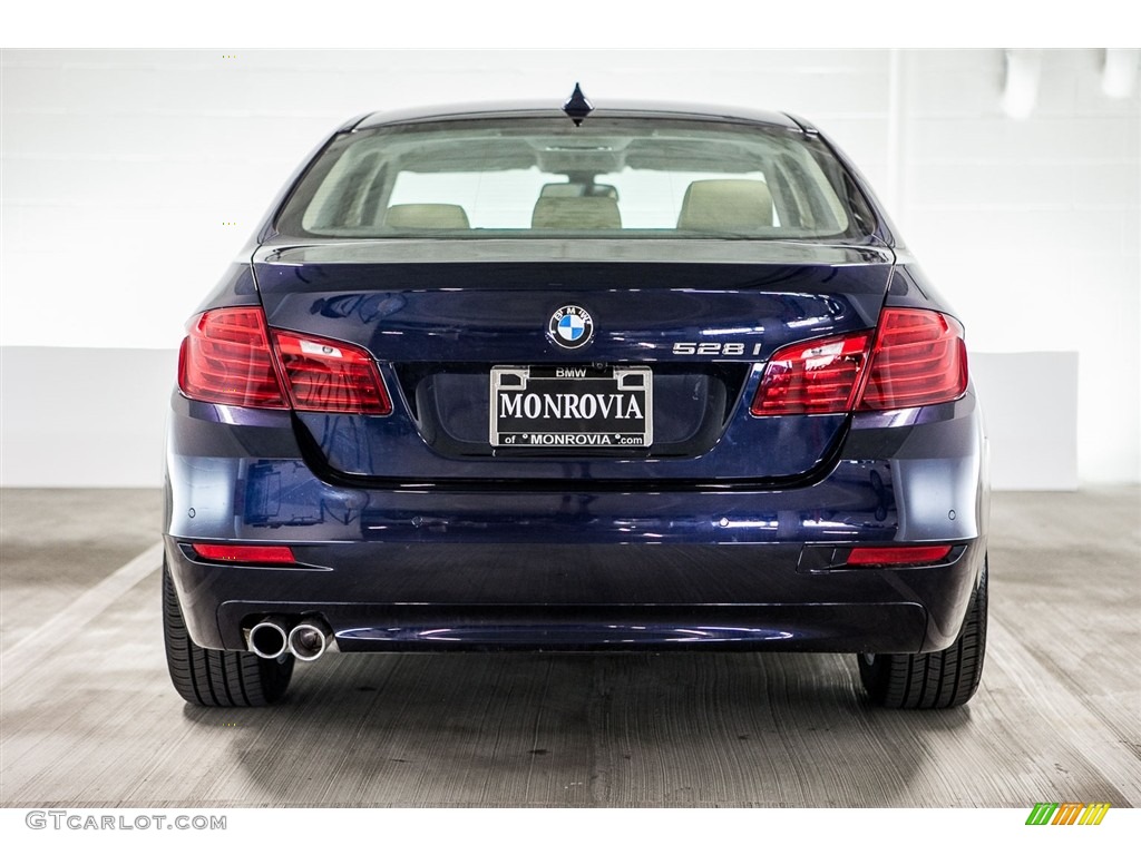 2016 5 Series 528i Sedan - Imperial Blue Metallic / Venetian Beige/Black photo #4