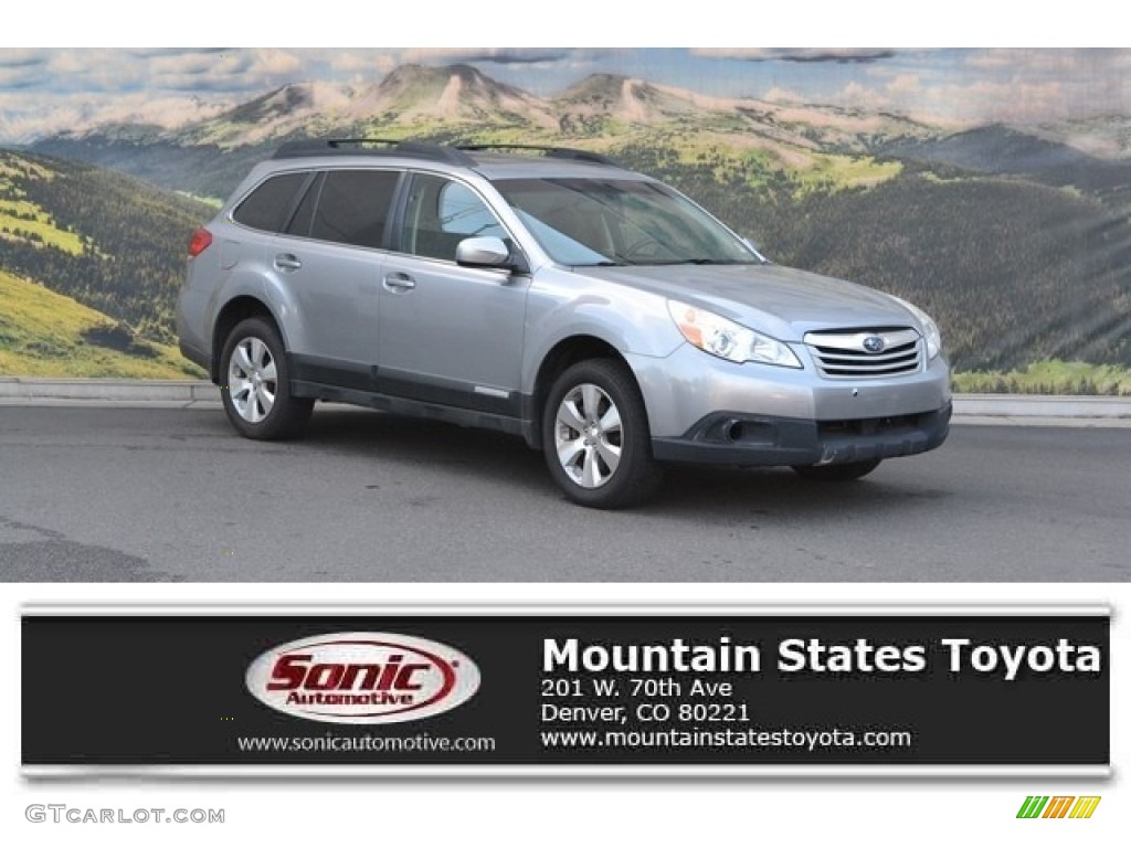 2011 Outback 3.6R Limited Wagon - Steel Silver Metallic / Off Black photo #1