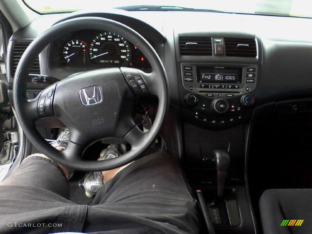2006 Accord LX V6 Sedan - Alabaster Silver Metallic / Black photo #8