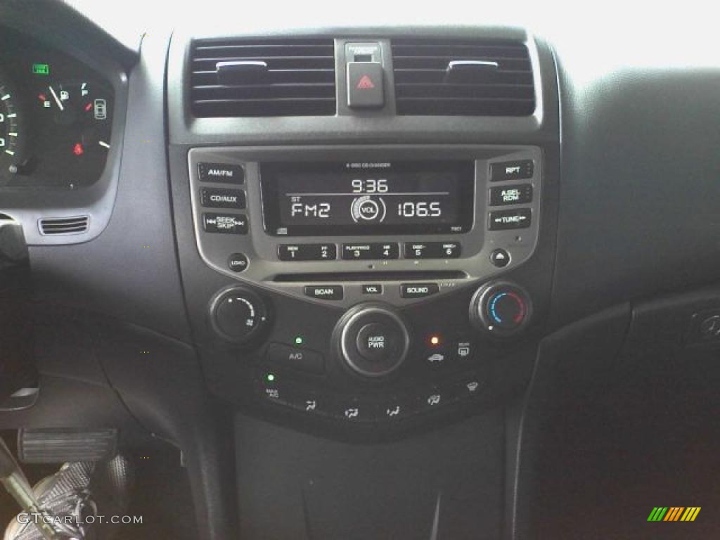 2006 Accord LX V6 Sedan - Alabaster Silver Metallic / Black photo #9