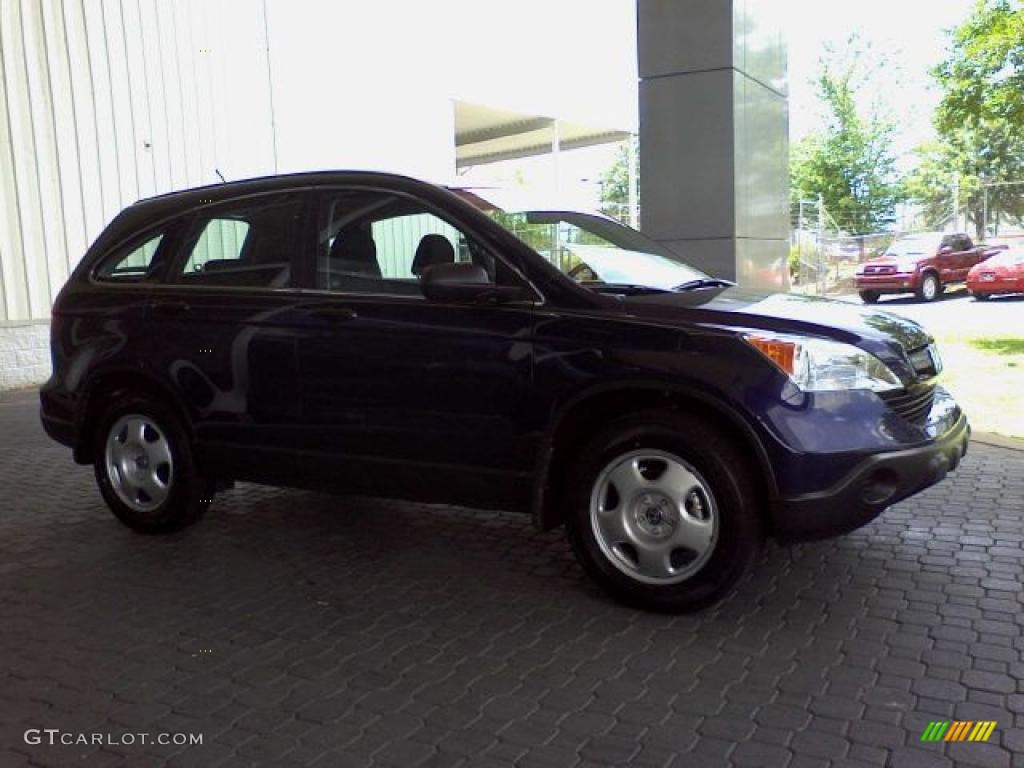 2007 CR-V LX - Royal Blue Pearl / Black photo #4