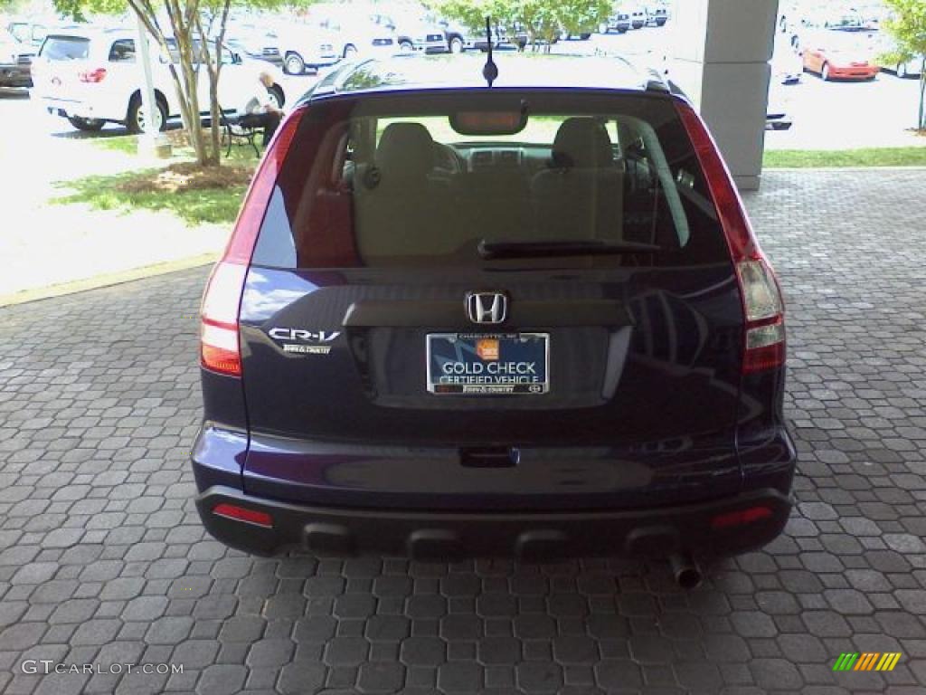 2007 CR-V LX - Royal Blue Pearl / Black photo #5