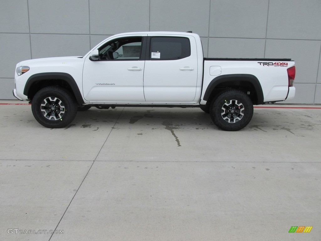 Super White 2017 Toyota Tacoma TRD Off Road Double Cab 4x4 Exterior Photo #115132289