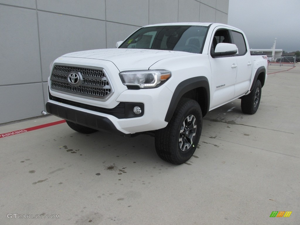 Super White 2017 Toyota Tacoma TRD Off Road Double Cab 4x4 Exterior Photo #115132314