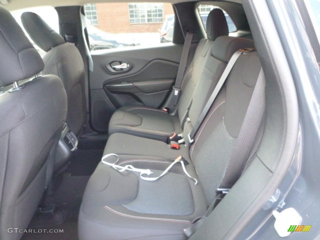 Black Interior 2017 Jeep Cherokee 75th Anniversary Edition 4x4 Photo #115133732