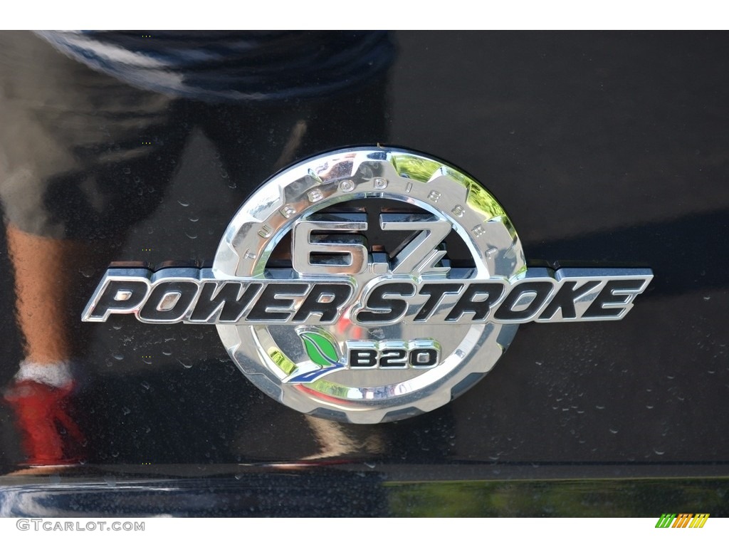2016 F250 Super Duty Lariat Crew Cab 4x4 - Shadow Black / Adobe photo #9