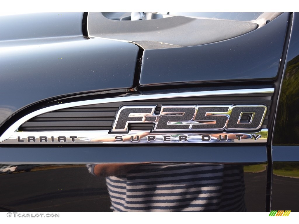 2016 F250 Super Duty Lariat Crew Cab 4x4 - Shadow Black / Adobe photo #10