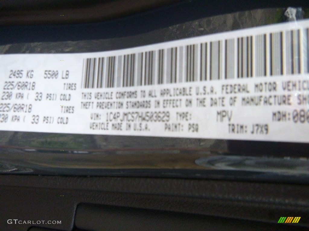 2017 Cherokee Color Code PSQ for Rhino Photo #115134002