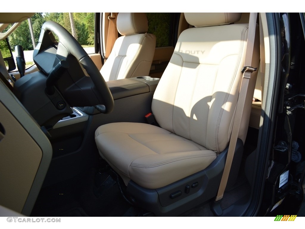 2016 F250 Super Duty Lariat Crew Cab 4x4 - Shadow Black / Adobe photo #20