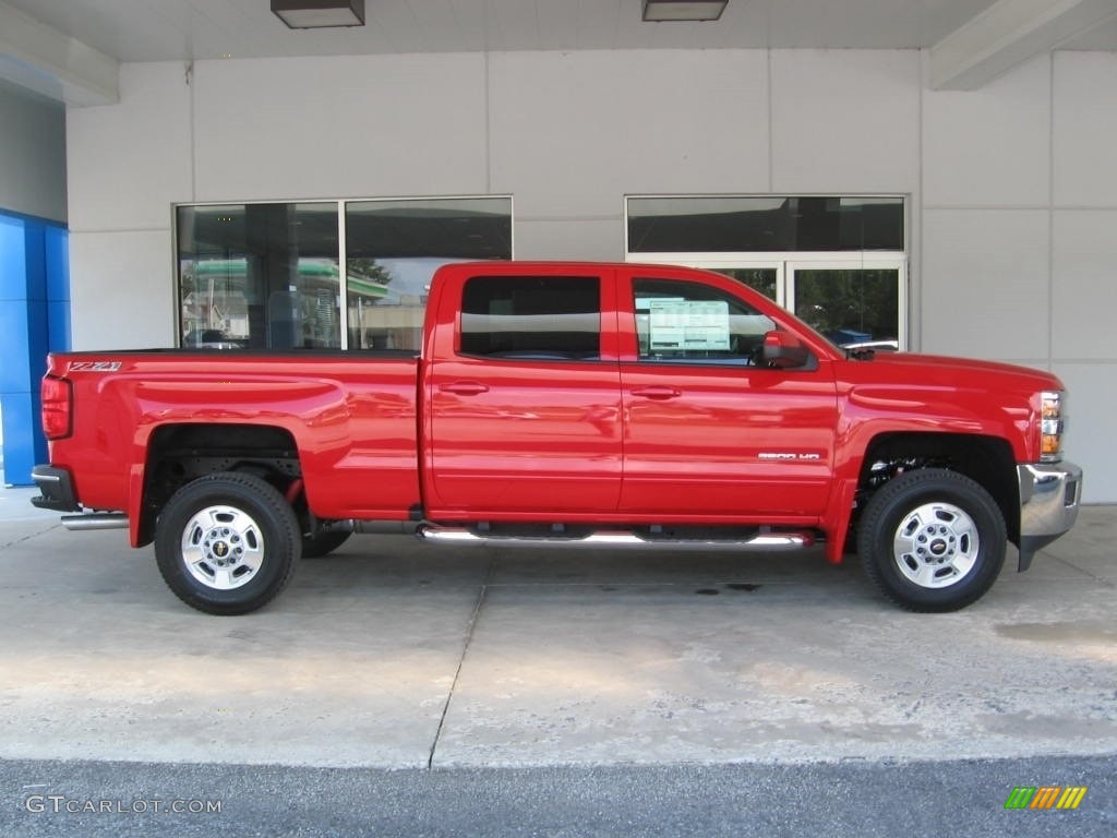 2017 Silverado 1500 LT Crew Cab 4x4 - Red Hot / Jet Black photo #2