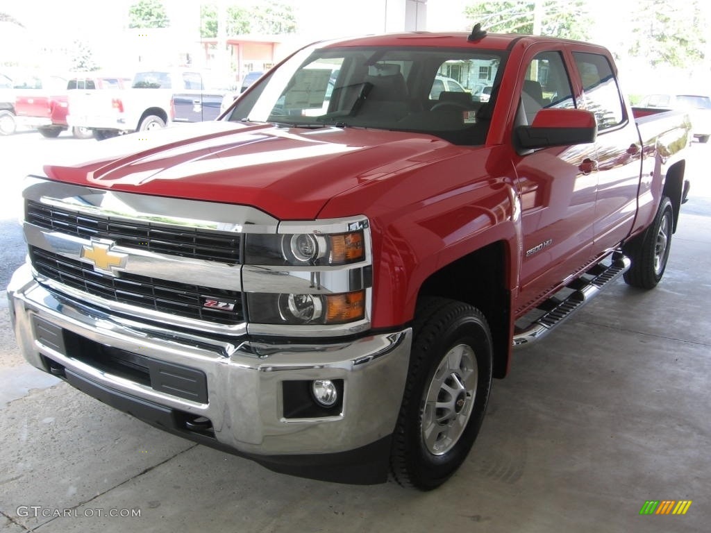 2017 Silverado 1500 LT Crew Cab 4x4 - Red Hot / Jet Black photo #18