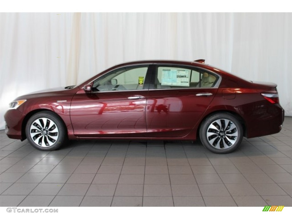 Crimson Pearl 2017 Honda Accord Hybrid Sedan Exterior Photo #115138934