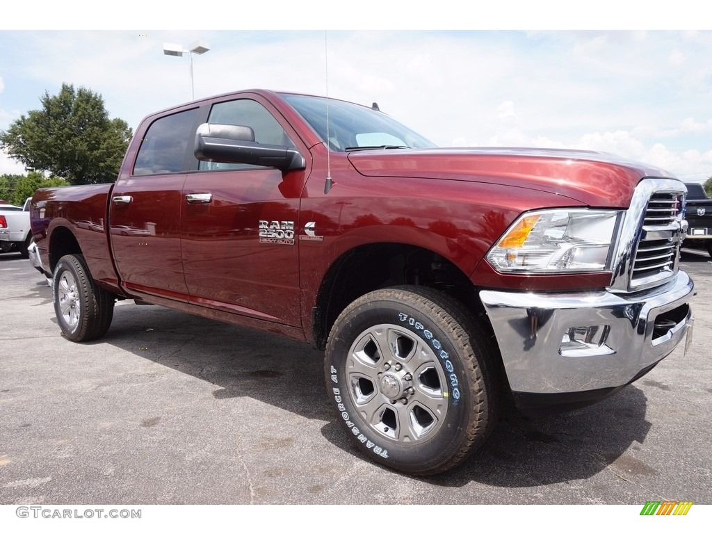 Delmonico Red Pearl 2016 Ram 2500 Big Horn Crew Cab 4x4 Exterior Photo #115140701