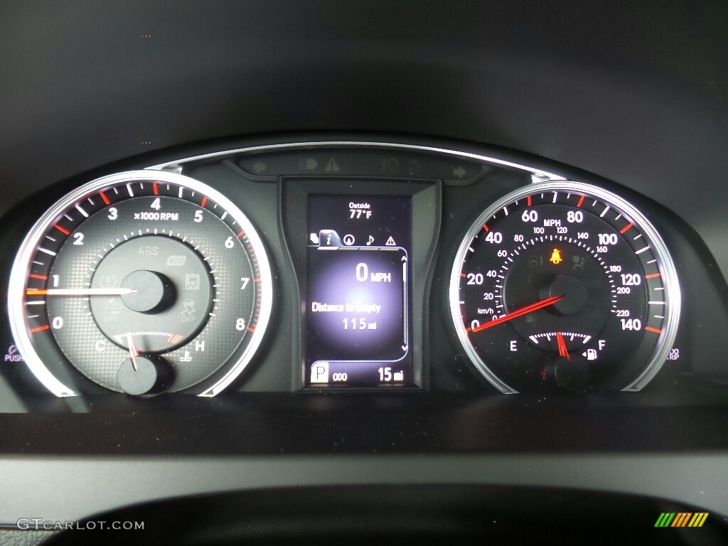 2017 Toyota Camry XSE V6 Gauges Photo #115142315