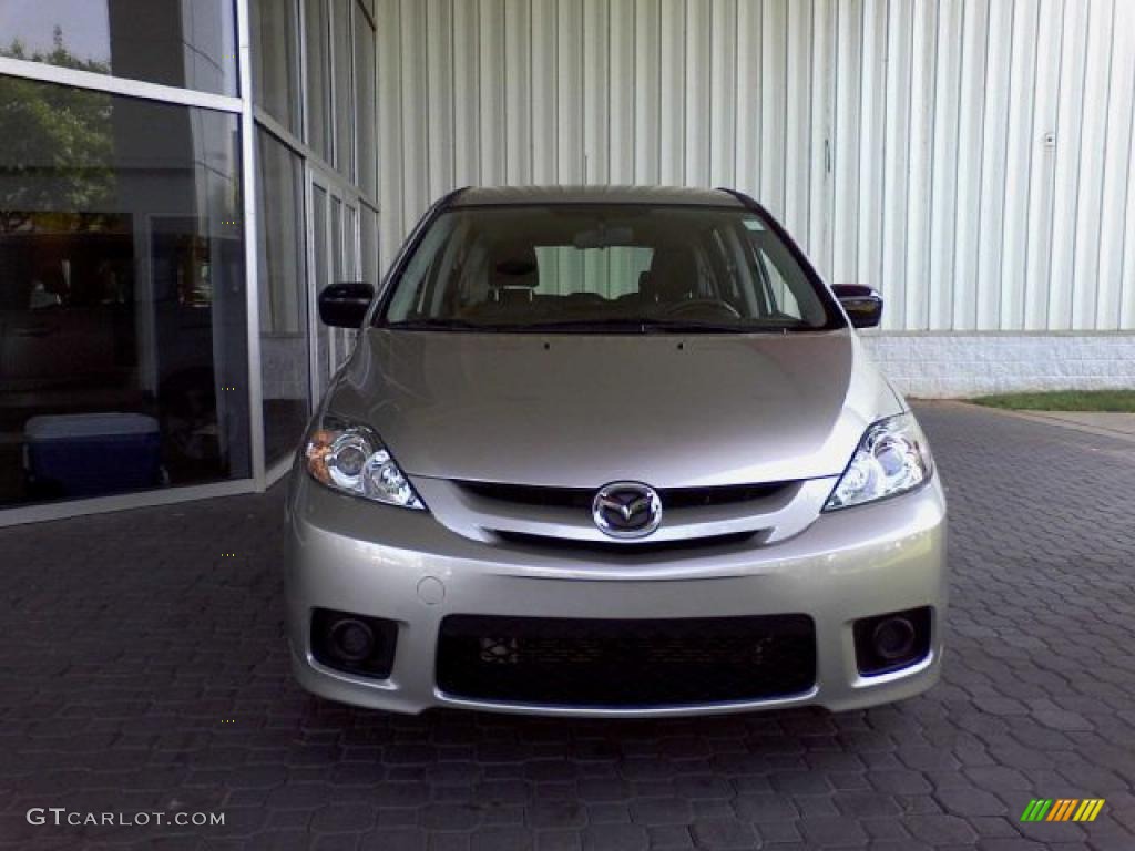 2007 MAZDA5 Sport - True Silver Metallic / Black photo #2