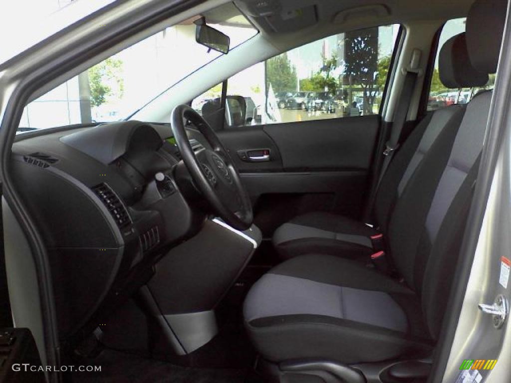 2007 MAZDA5 Sport - True Silver Metallic / Black photo #6