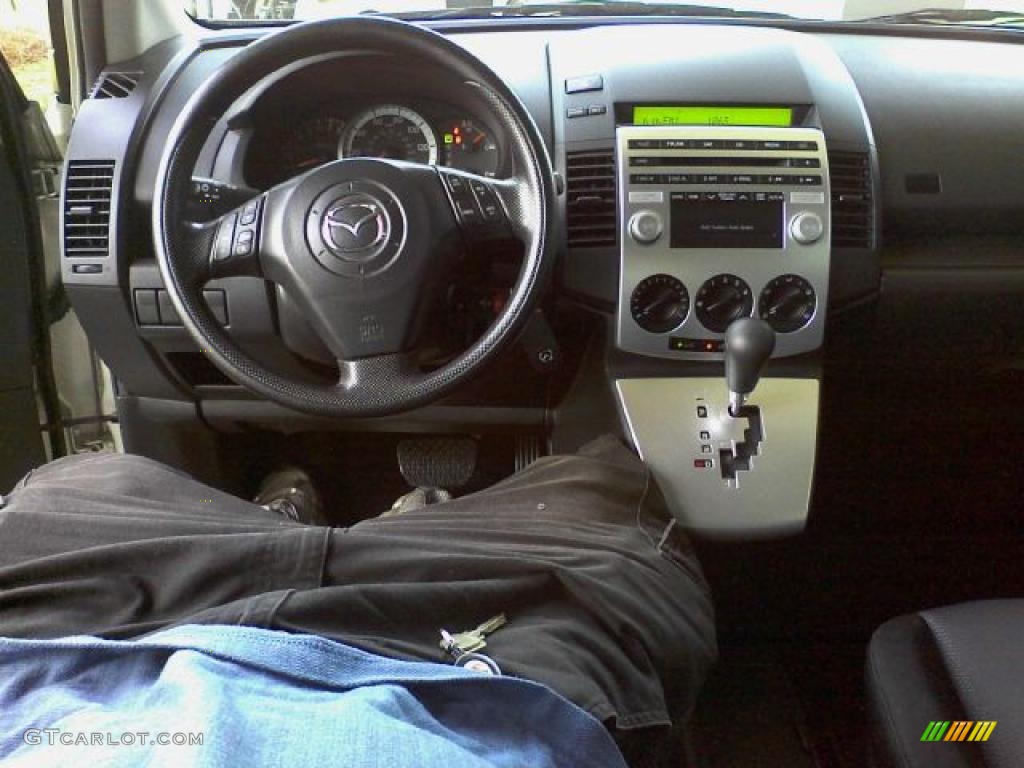 2007 MAZDA5 Sport - True Silver Metallic / Black photo #8
