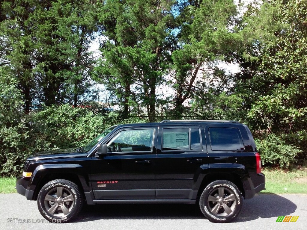 Black 2017 Jeep Patriot 75th Anniversary Edition 4x4 Exterior Photo #115144697