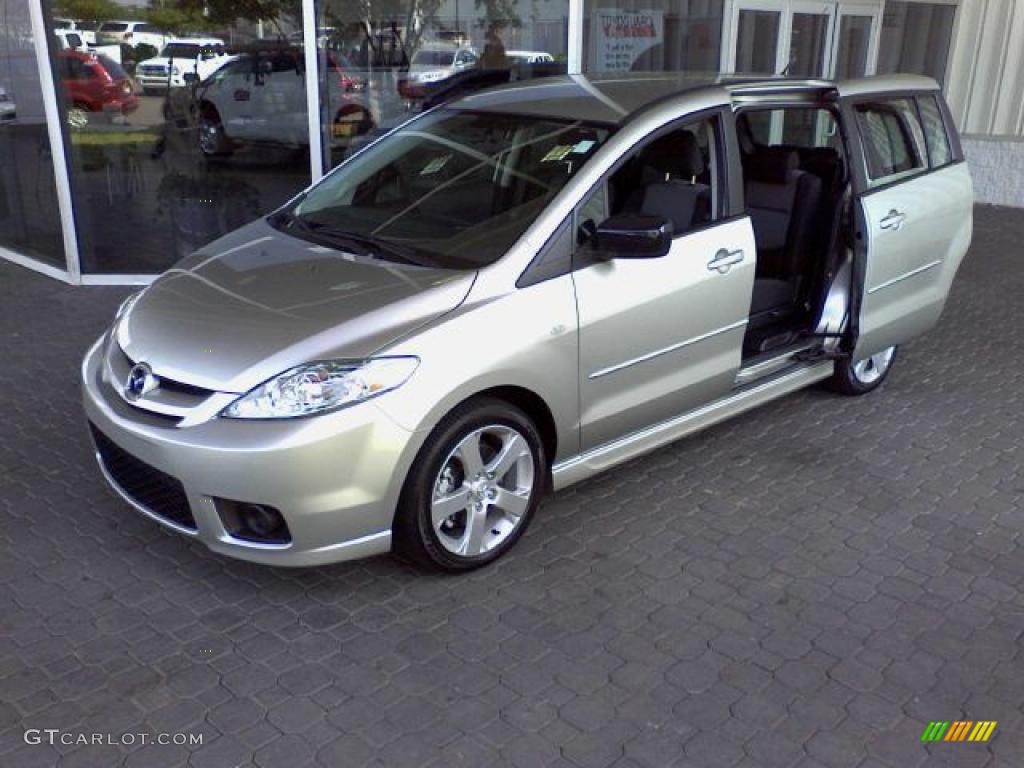 2007 MAZDA5 Sport - True Silver Metallic / Black photo #18
