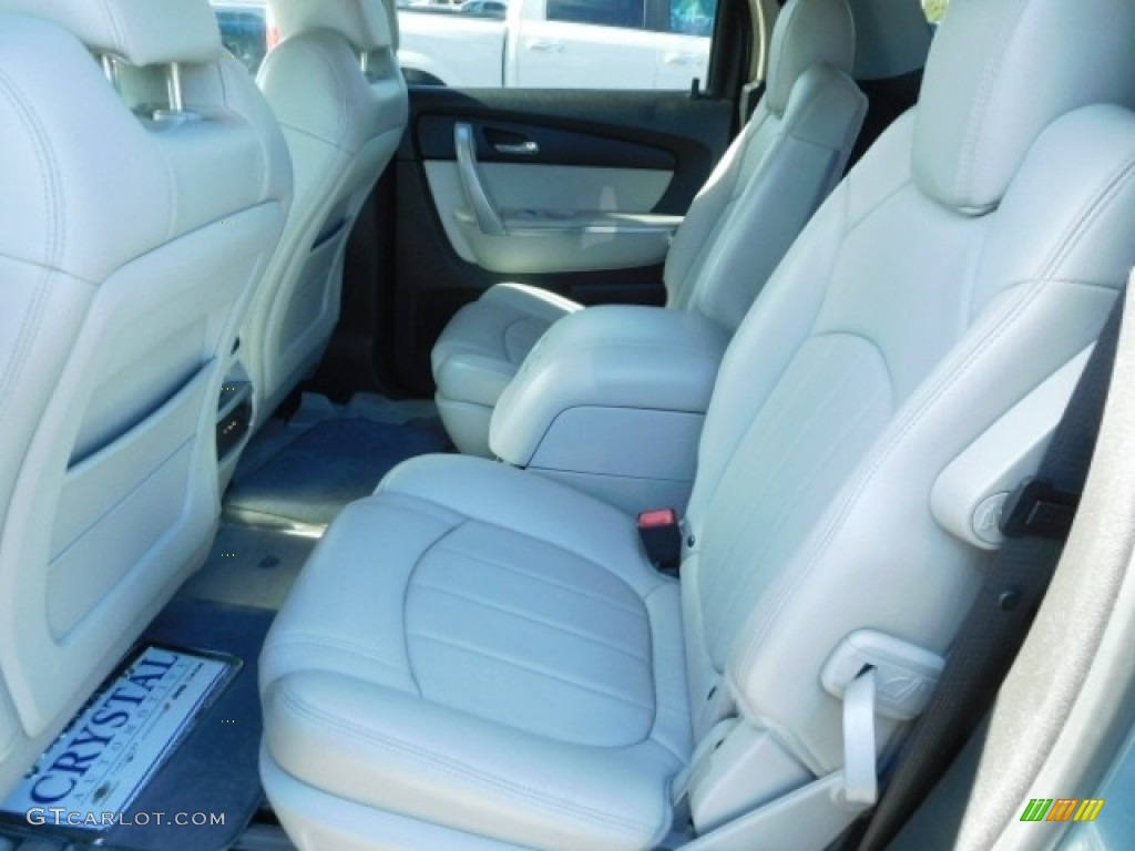 2009 Acadia SLT AWD - Silver Green Metallic / Light Titanium photo #5