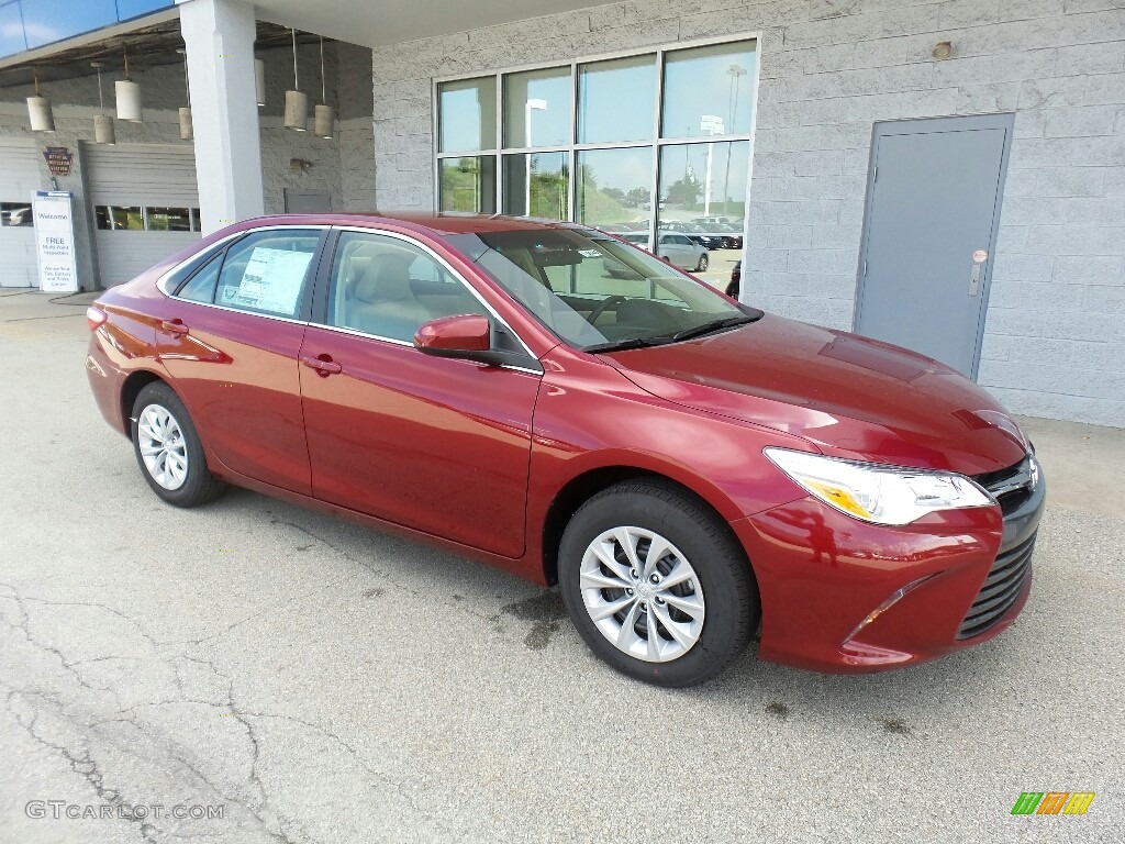 Ruby Flare Pearl 2017 Toyota Camry LE Exterior Photo #115146323