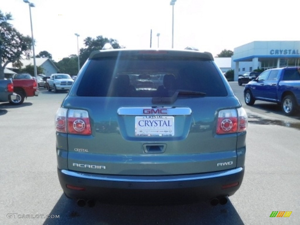 2009 Acadia SLT AWD - Silver Green Metallic / Light Titanium photo #9