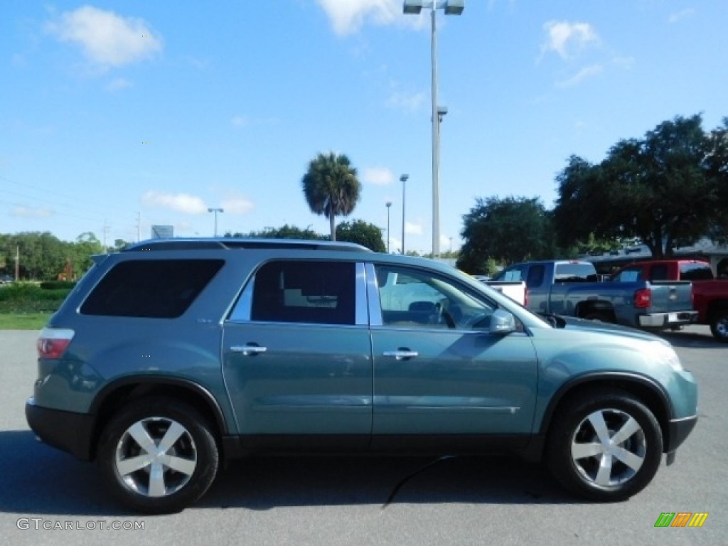 2009 Acadia SLT AWD - Silver Green Metallic / Light Titanium photo #11