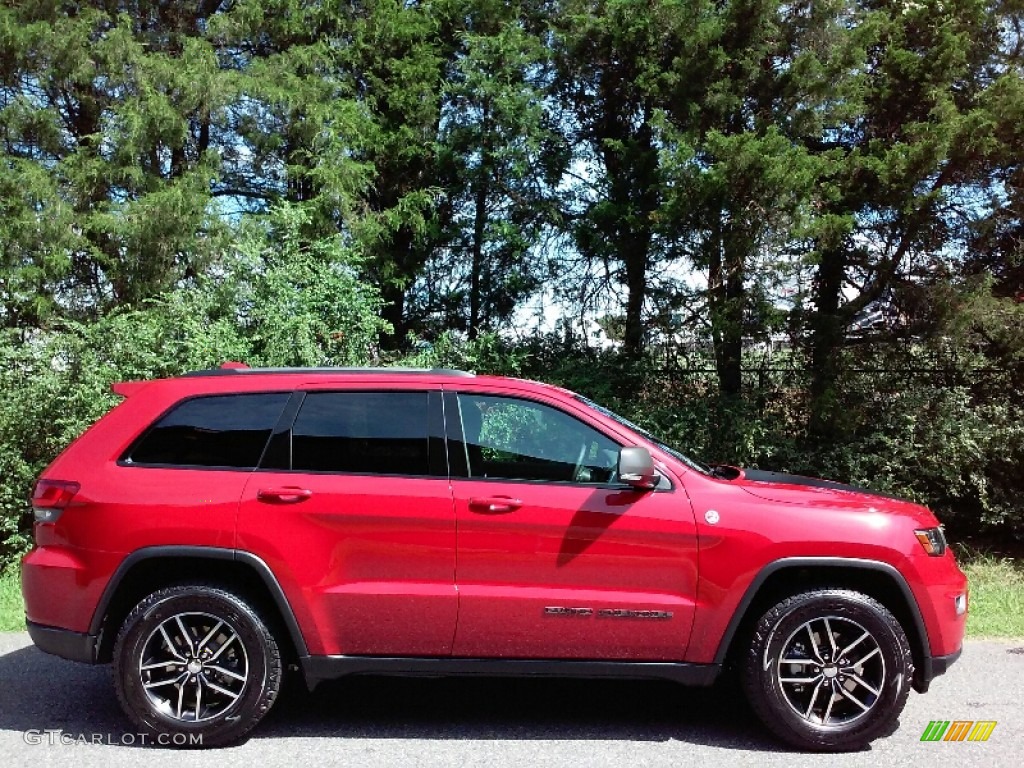 Redline 2 Coat Pearl 2017 Jeep Grand Cherokee Trailhawk 4x4 Exterior Photo #115146488