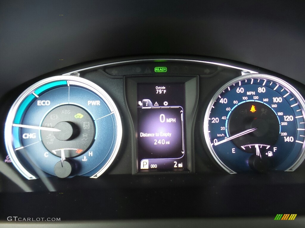 2017 Toyota Camry Hybrid LE Gauges Photo #115148894