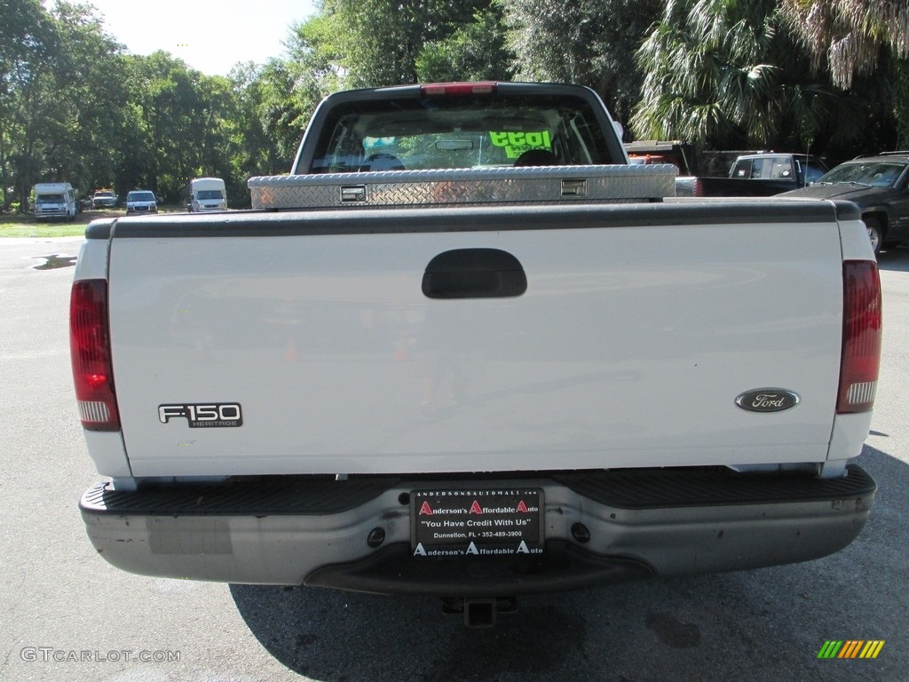 2004 F150 XL Heritage SuperCab - Oxford White / Heritage Graphite Grey photo #4