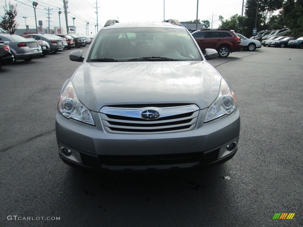 2011 Outback 2.5i Premium Wagon - Steel Silver Metallic / Warm Ivory photo #3