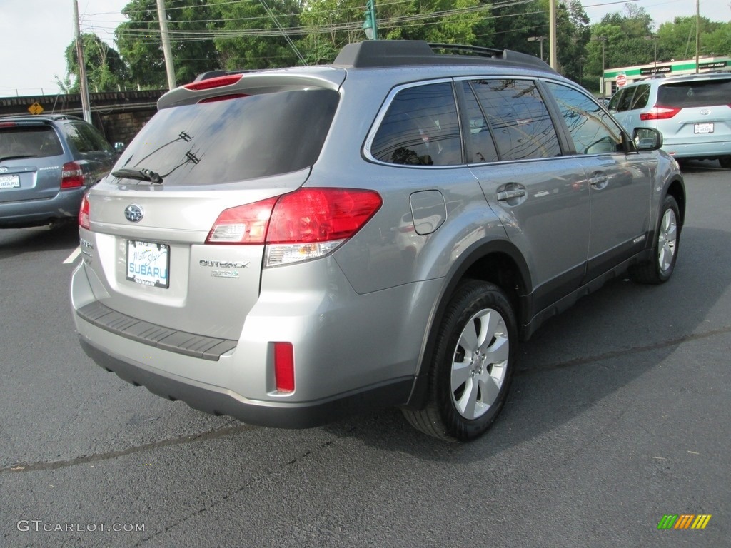 2011 Outback 2.5i Premium Wagon - Steel Silver Metallic / Warm Ivory photo #6
