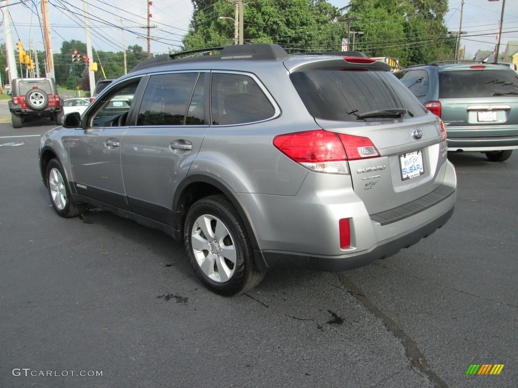 2011 Outback 2.5i Premium Wagon - Steel Silver Metallic / Warm Ivory photo #8