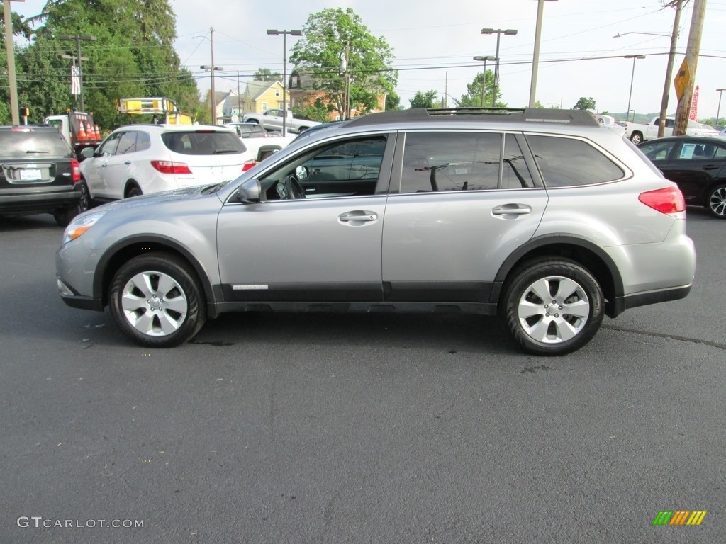 2011 Outback 2.5i Premium Wagon - Steel Silver Metallic / Warm Ivory photo #9