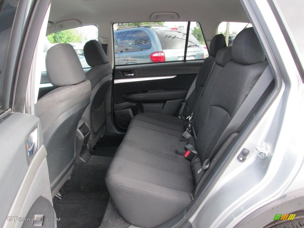 2011 Outback 2.5i Premium Wagon - Steel Silver Metallic / Warm Ivory photo #19