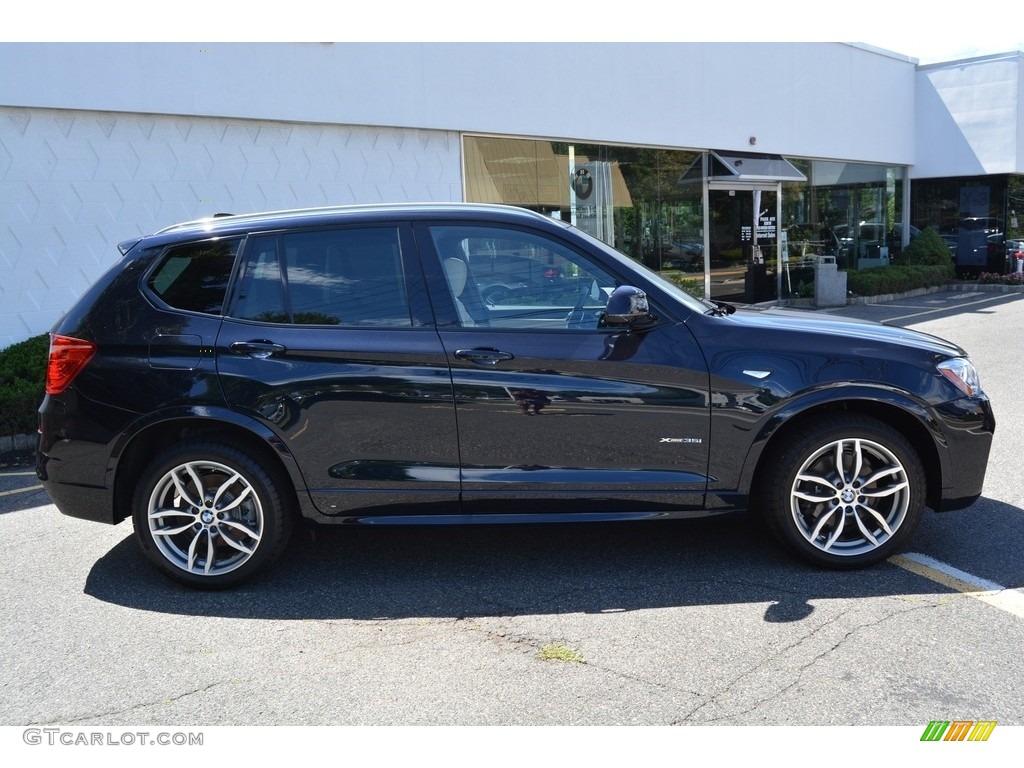 Carbon Black Metallic 2017 BMW X3 xDrive35i Exterior Photo #115152779