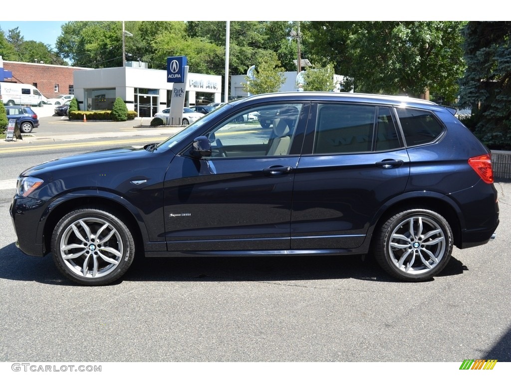 Carbon Black Metallic 2017 BMW X3 xDrive35i Exterior Photo #115152848