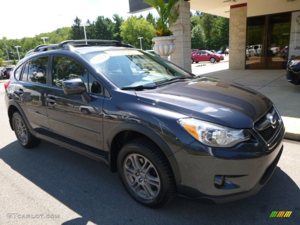 2014 XV Crosstrek 2.0i Limited - Dark Gray Metallic / Black photo #7