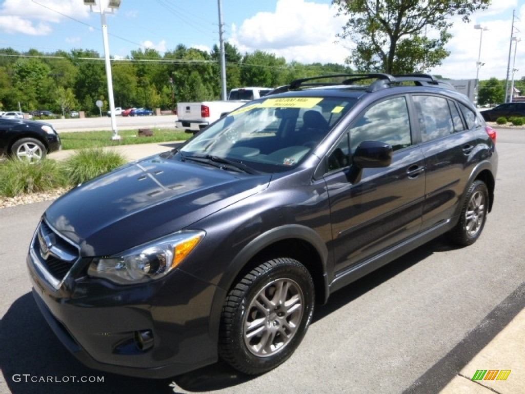 2014 XV Crosstrek 2.0i Limited - Dark Gray Metallic / Black photo #9