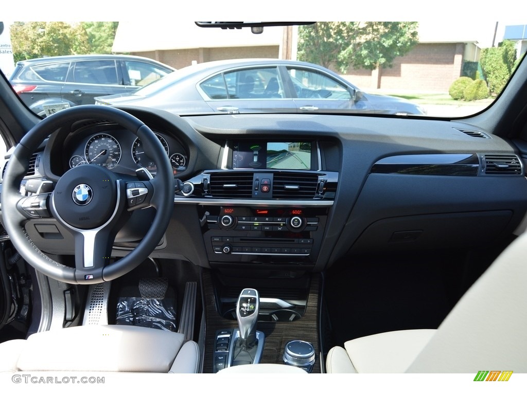 2017 BMW X3 xDrive35i Oyster Dashboard Photo #115153055