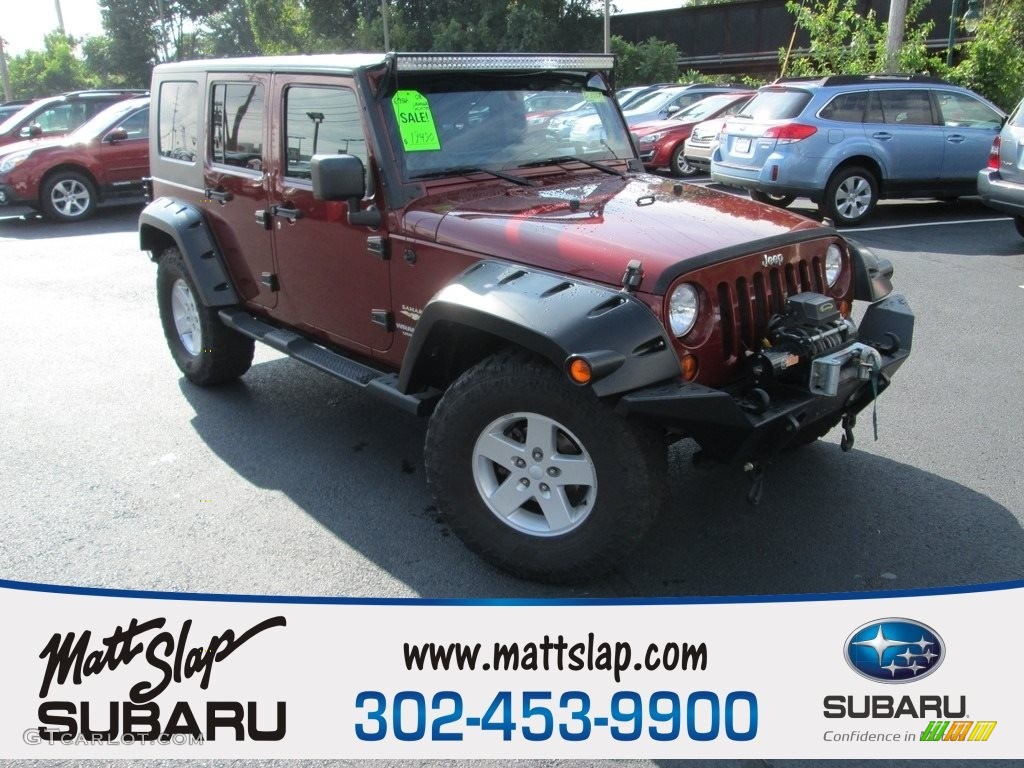 Red Rock Crystal Pearl Jeep Wrangler Unlimited