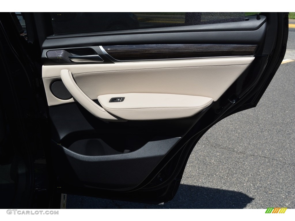 2017 BMW X3 xDrive35i Oyster Door Panel Photo #115153235