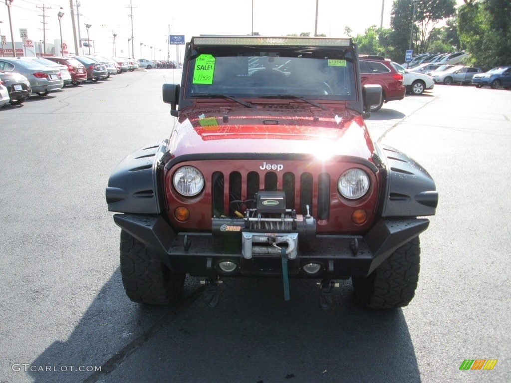 2008 Wrangler Unlimited Sahara 4x4 - Red Rock Crystal Pearl / Dark Slate Gray/Med Slate Gray photo #3