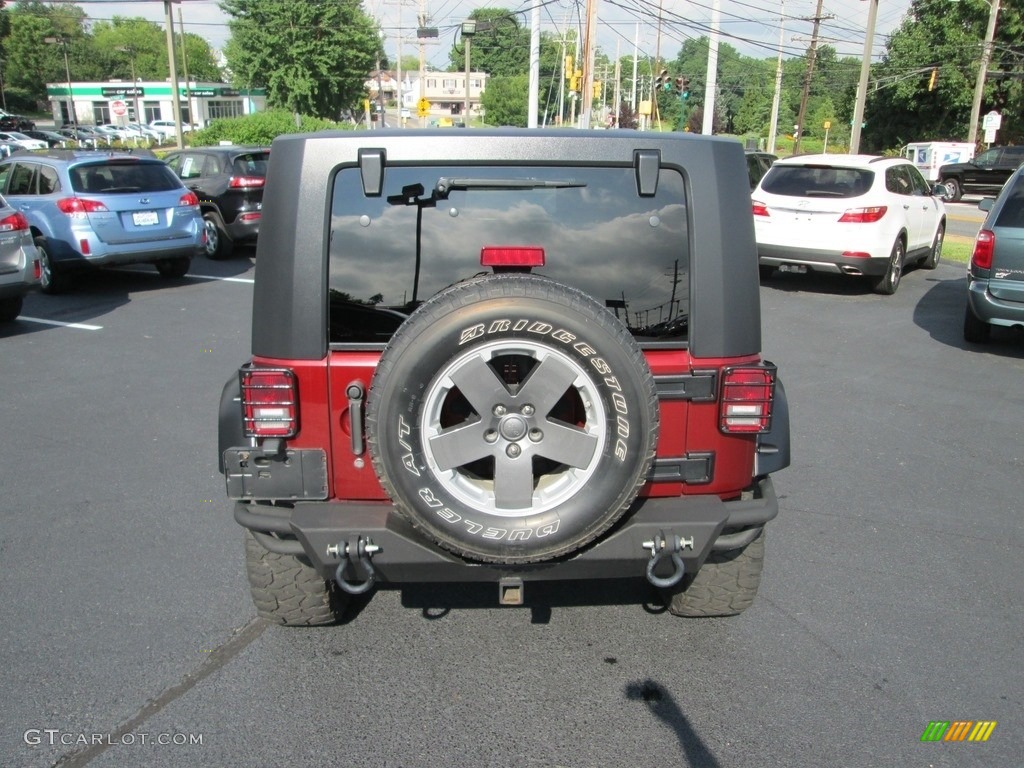2008 Wrangler Unlimited Sahara 4x4 - Red Rock Crystal Pearl / Dark Slate Gray/Med Slate Gray photo #7