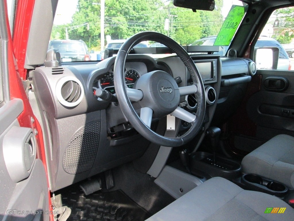 2008 Wrangler Unlimited Sahara 4x4 - Red Rock Crystal Pearl / Dark Slate Gray/Med Slate Gray photo #11