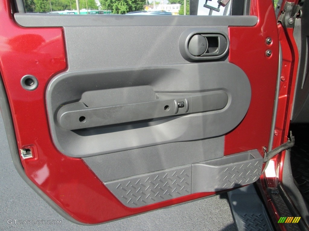 2008 Wrangler Unlimited Sahara 4x4 - Red Rock Crystal Pearl / Dark Slate Gray/Med Slate Gray photo #13