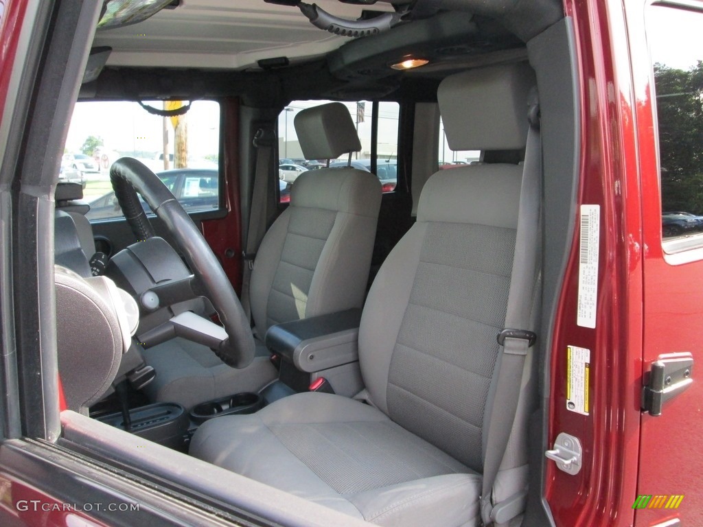 2008 Wrangler Unlimited Sahara 4x4 - Red Rock Crystal Pearl / Dark Slate Gray/Med Slate Gray photo #14