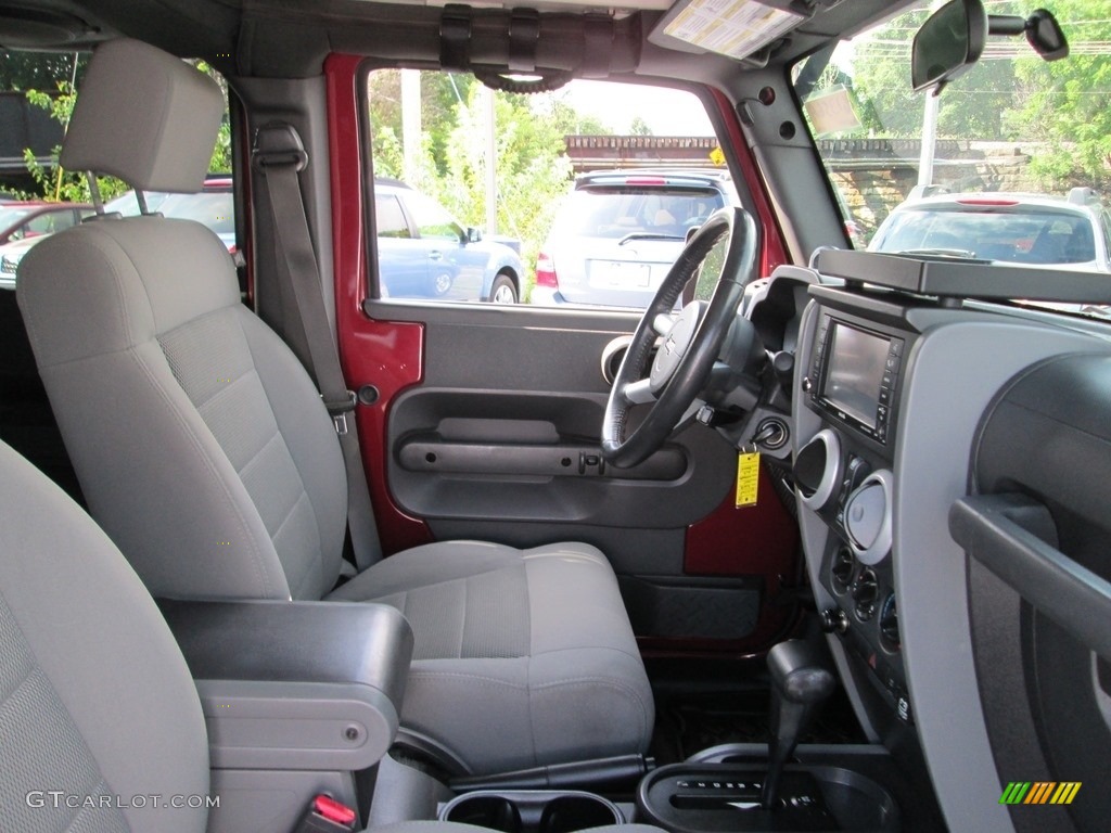 2008 Wrangler Unlimited Sahara 4x4 - Red Rock Crystal Pearl / Dark Slate Gray/Med Slate Gray photo #15