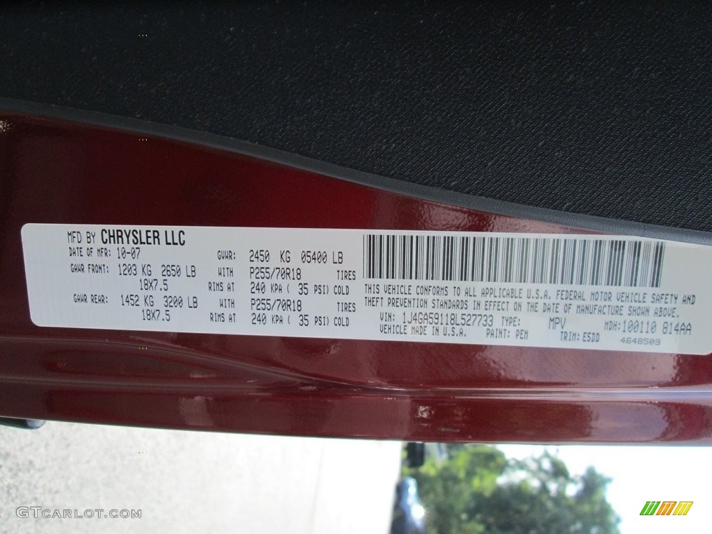 2008 Wrangler Unlimited Sahara 4x4 - Red Rock Crystal Pearl / Dark Slate Gray/Med Slate Gray photo #29