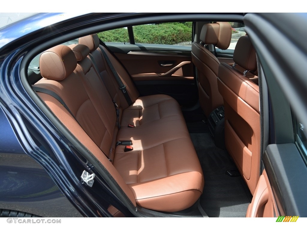 2013 5 Series 535i xDrive Sedan - Imperial Blue Metallic / Cinnamon Brown photo #24